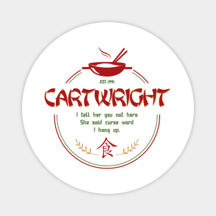 Cartwright from the Chinese Restaurant episode of the Seinfeldtv show Magnet